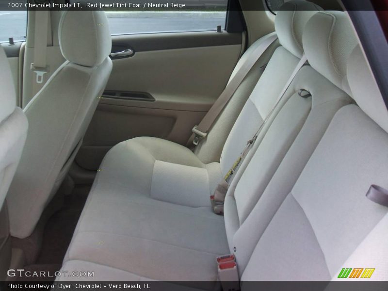 Red Jewel Tint Coat / Neutral Beige 2007 Chevrolet Impala LT
