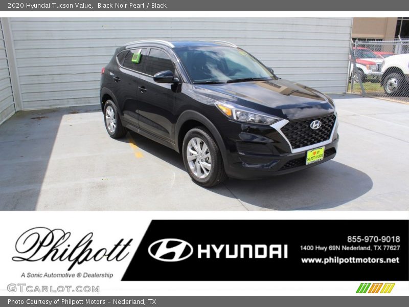Black Noir Pearl / Black 2020 Hyundai Tucson Value
