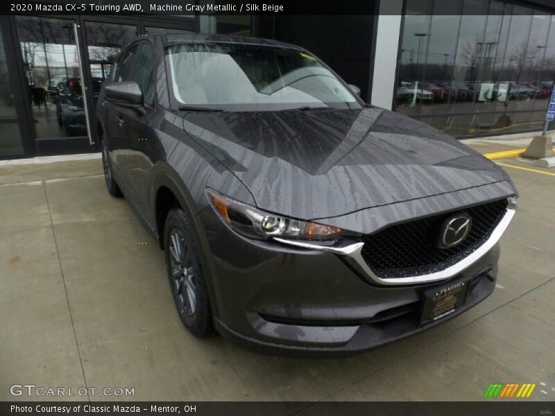 Machine Gray Metallic / Silk Beige 2020 Mazda CX-5 Touring AWD