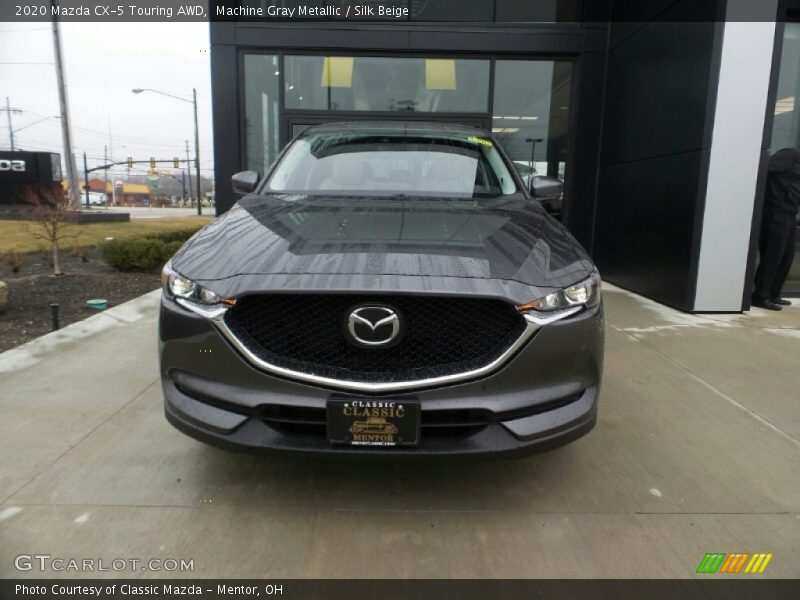 Machine Gray Metallic / Silk Beige 2020 Mazda CX-5 Touring AWD