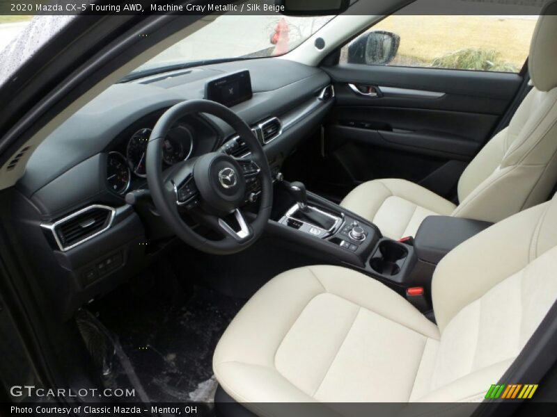 Machine Gray Metallic / Silk Beige 2020 Mazda CX-5 Touring AWD