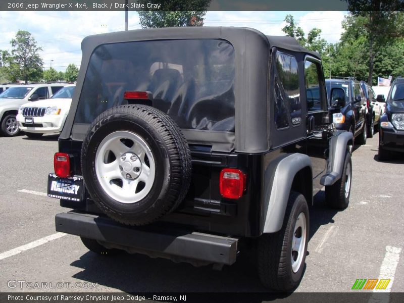 Black / Dark Slate Gray 2006 Jeep Wrangler X 4x4