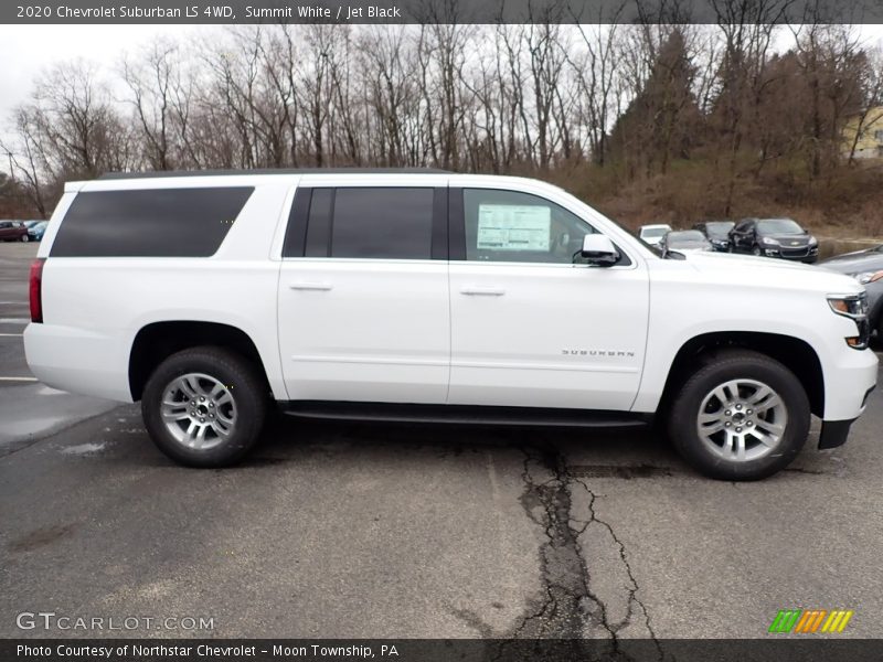 Summit White / Jet Black 2020 Chevrolet Suburban LS 4WD