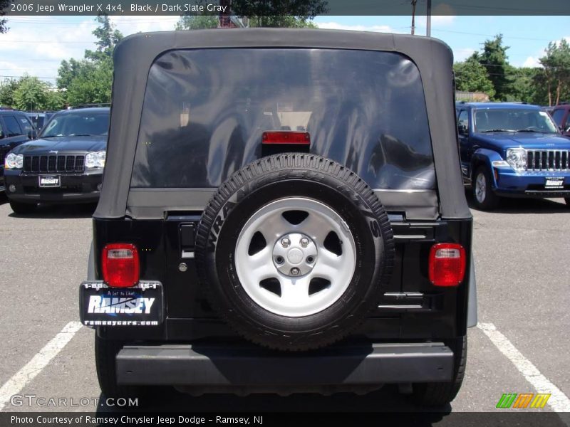 Black / Dark Slate Gray 2006 Jeep Wrangler X 4x4