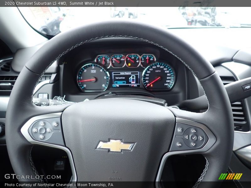 Summit White / Jet Black 2020 Chevrolet Suburban LS 4WD
