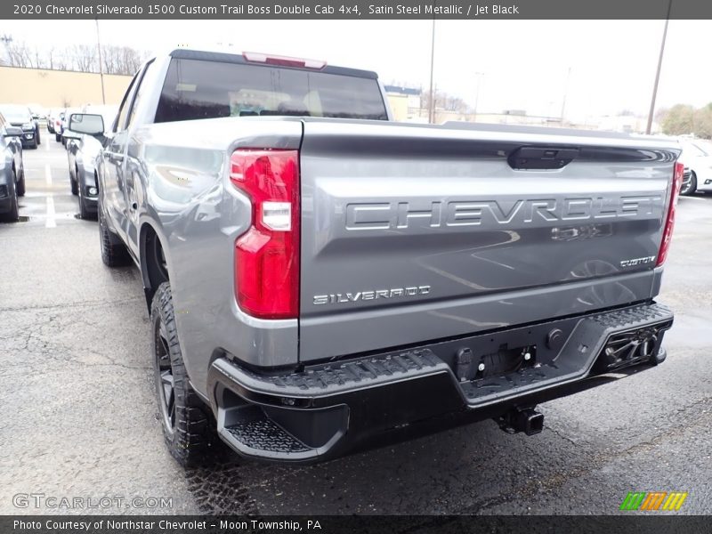 Satin Steel Metallic / Jet Black 2020 Chevrolet Silverado 1500 Custom Trail Boss Double Cab 4x4