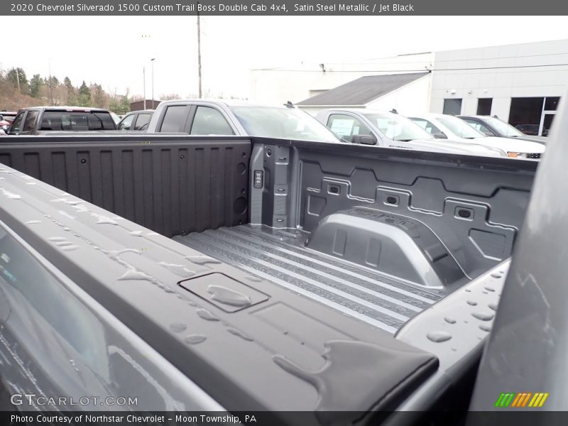 Satin Steel Metallic / Jet Black 2020 Chevrolet Silverado 1500 Custom Trail Boss Double Cab 4x4