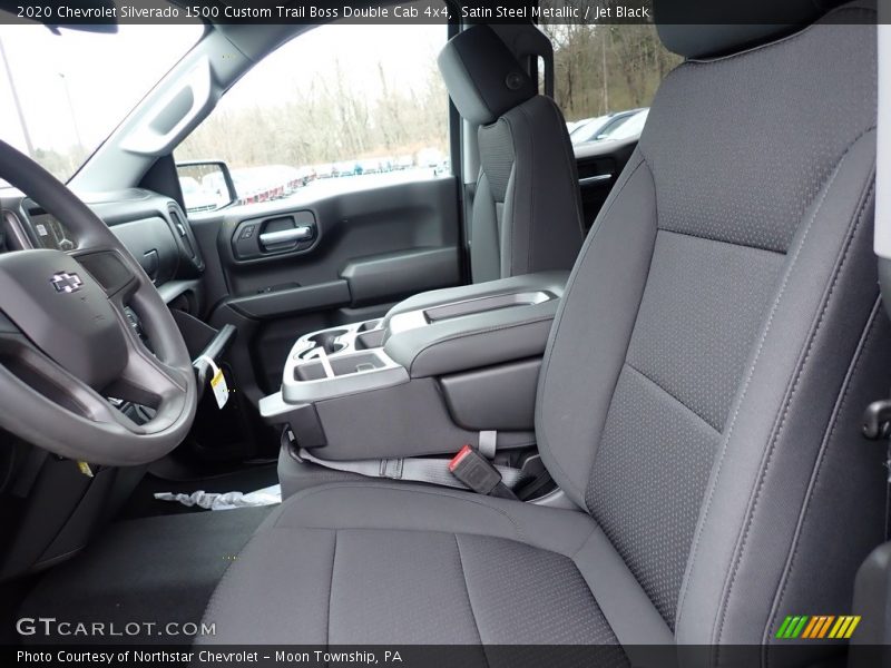 Satin Steel Metallic / Jet Black 2020 Chevrolet Silverado 1500 Custom Trail Boss Double Cab 4x4