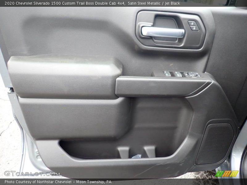 Satin Steel Metallic / Jet Black 2020 Chevrolet Silverado 1500 Custom Trail Boss Double Cab 4x4