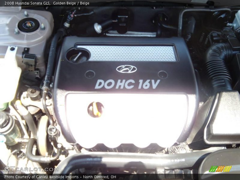 Golden Beige / Beige 2008 Hyundai Sonata GLS
