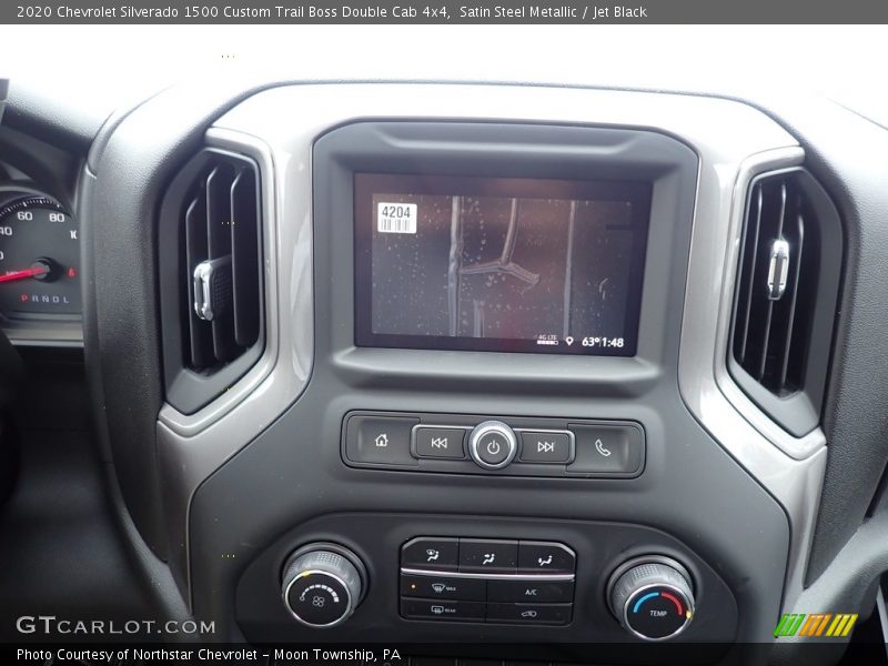 Satin Steel Metallic / Jet Black 2020 Chevrolet Silverado 1500 Custom Trail Boss Double Cab 4x4