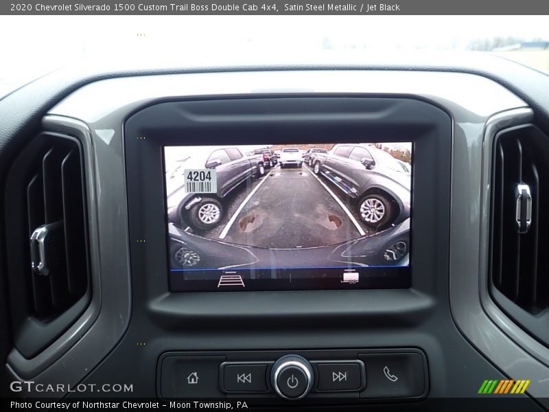 Satin Steel Metallic / Jet Black 2020 Chevrolet Silverado 1500 Custom Trail Boss Double Cab 4x4