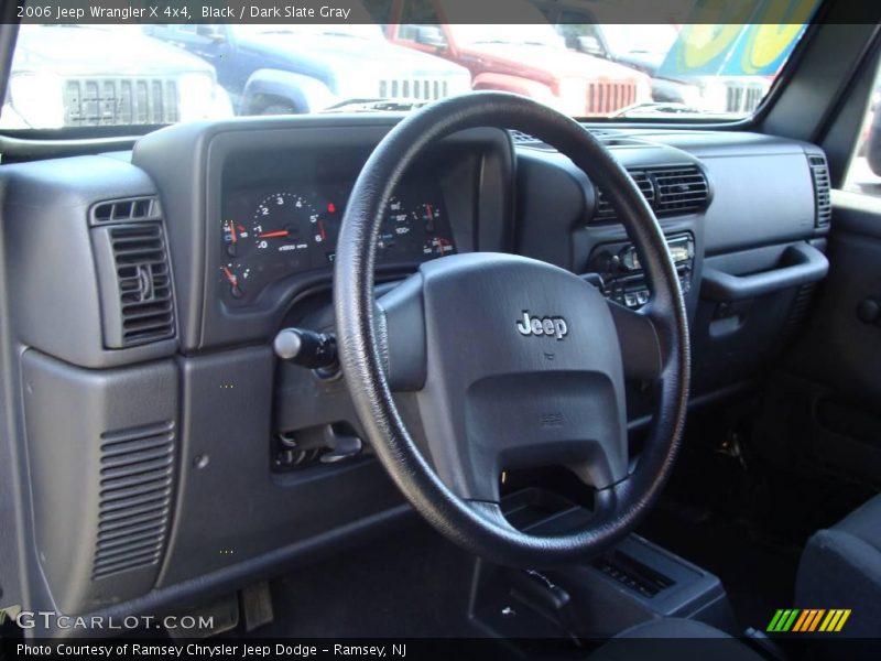 Black / Dark Slate Gray 2006 Jeep Wrangler X 4x4