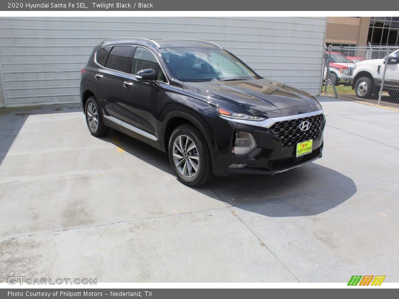 Twilight Black / Black 2020 Hyundai Santa Fe SEL