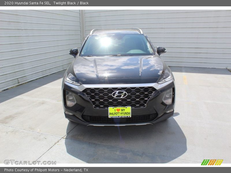Twilight Black / Black 2020 Hyundai Santa Fe SEL