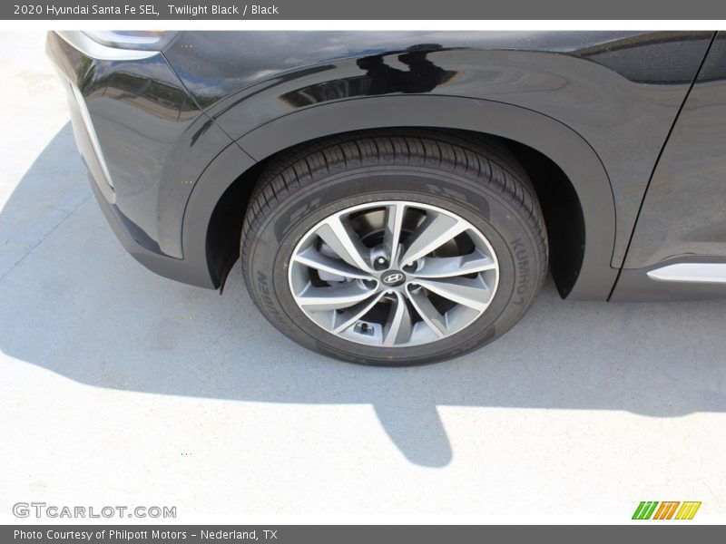Twilight Black / Black 2020 Hyundai Santa Fe SEL