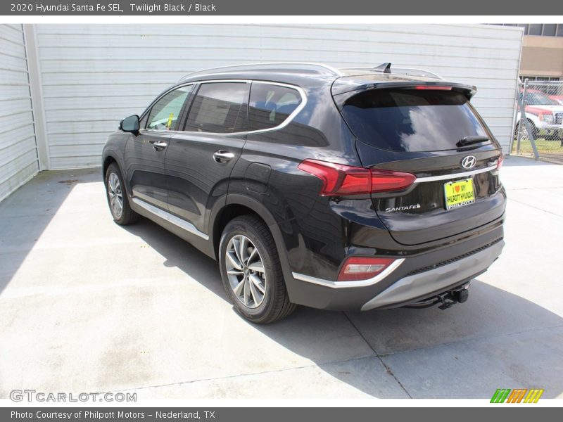 Twilight Black / Black 2020 Hyundai Santa Fe SEL