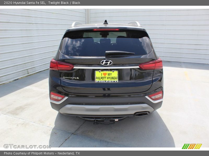 Twilight Black / Black 2020 Hyundai Santa Fe SEL