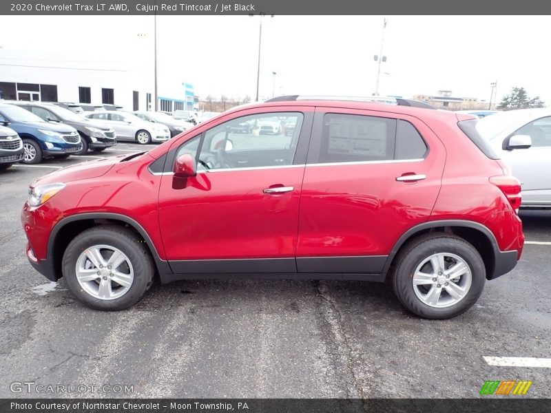 Cajun Red Tintcoat / Jet Black 2020 Chevrolet Trax LT AWD