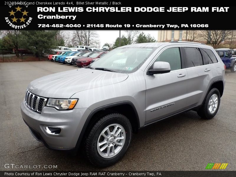 Billet Silver Metallic / Black 2020 Jeep Grand Cherokee Laredo 4x4