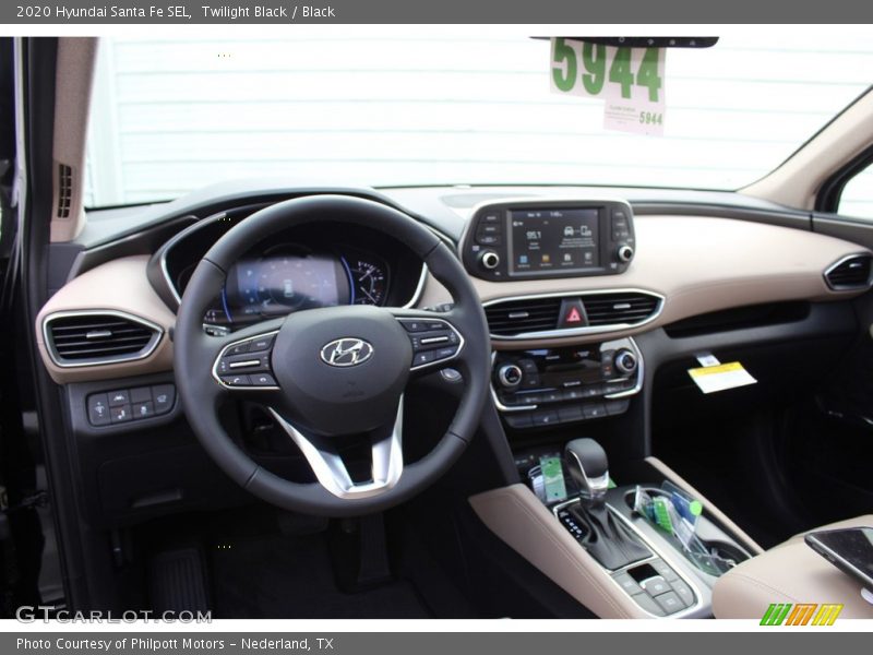 Twilight Black / Black 2020 Hyundai Santa Fe SEL