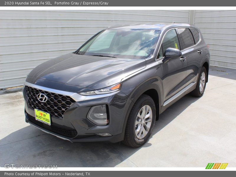Portofino Gray / Espresso/Gray 2020 Hyundai Santa Fe SEL
