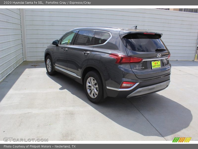 Portofino Gray / Espresso/Gray 2020 Hyundai Santa Fe SEL