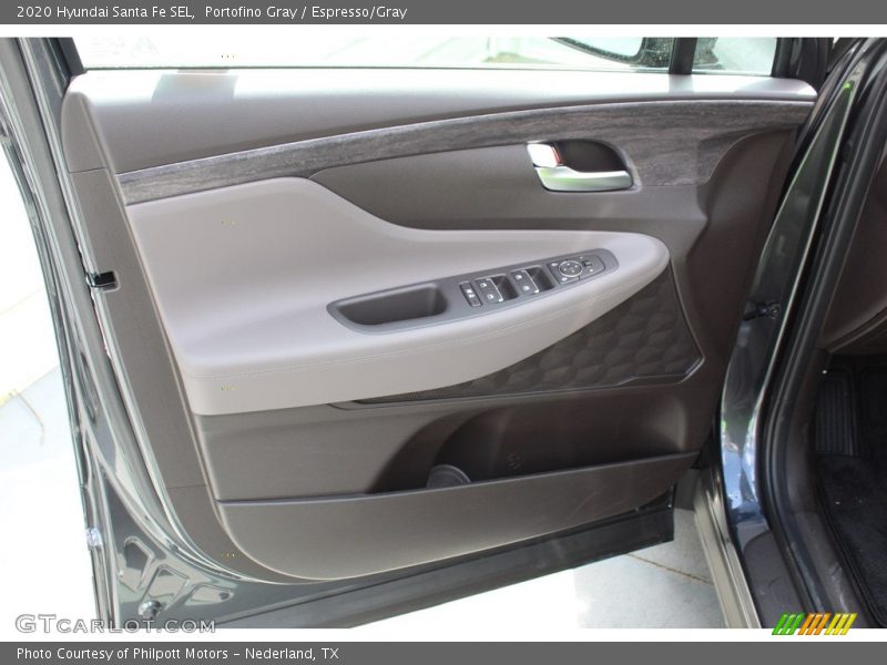 Portofino Gray / Espresso/Gray 2020 Hyundai Santa Fe SEL