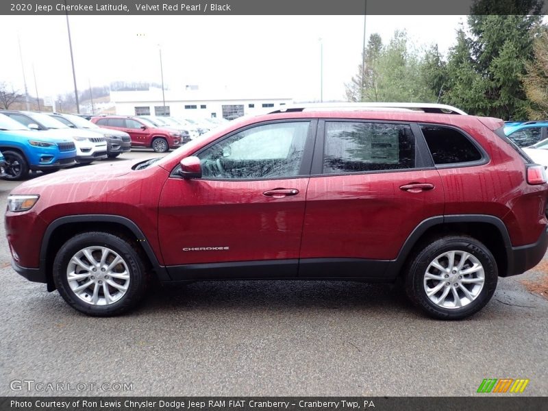 Velvet Red Pearl / Black 2020 Jeep Cherokee Latitude
