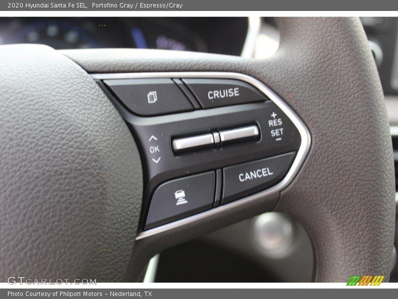 Portofino Gray / Espresso/Gray 2020 Hyundai Santa Fe SEL