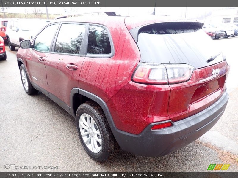 Velvet Red Pearl / Black 2020 Jeep Cherokee Latitude