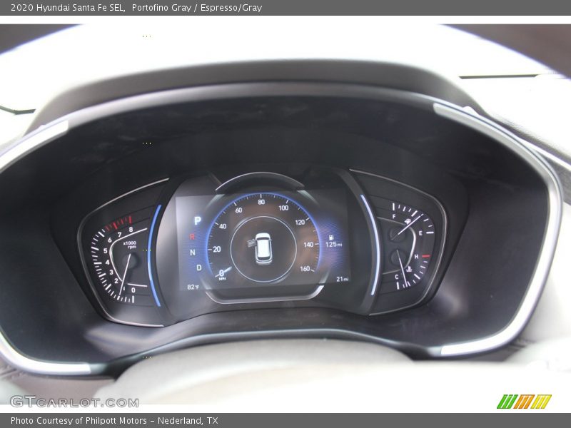 Portofino Gray / Espresso/Gray 2020 Hyundai Santa Fe SEL