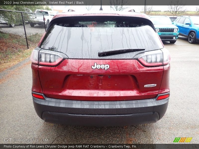 Velvet Red Pearl / Black 2020 Jeep Cherokee Latitude