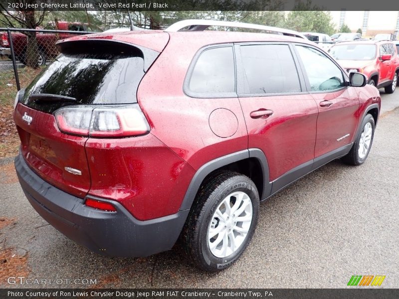 Velvet Red Pearl / Black 2020 Jeep Cherokee Latitude