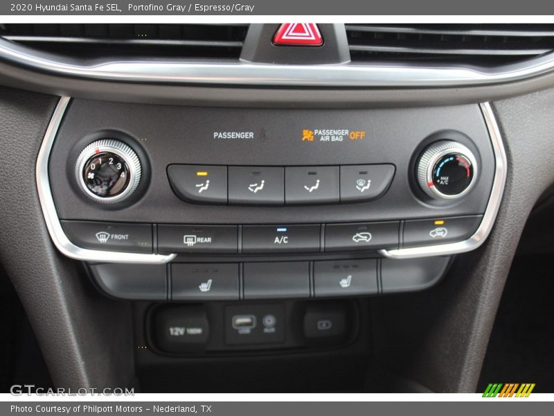 Portofino Gray / Espresso/Gray 2020 Hyundai Santa Fe SEL