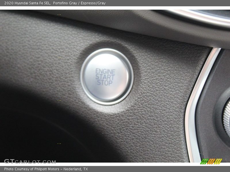 Portofino Gray / Espresso/Gray 2020 Hyundai Santa Fe SEL