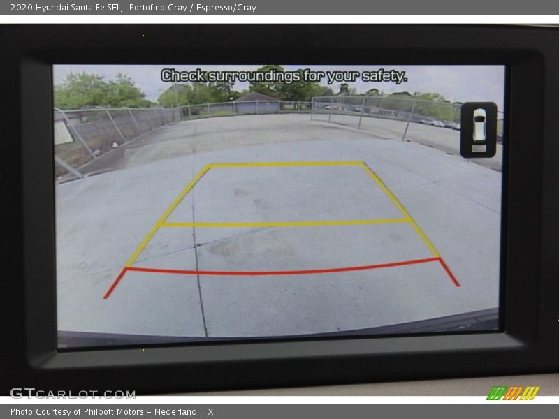 Portofino Gray / Espresso/Gray 2020 Hyundai Santa Fe SEL
