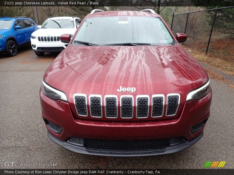 Velvet Red Pearl / Black 2020 Jeep Cherokee Latitude