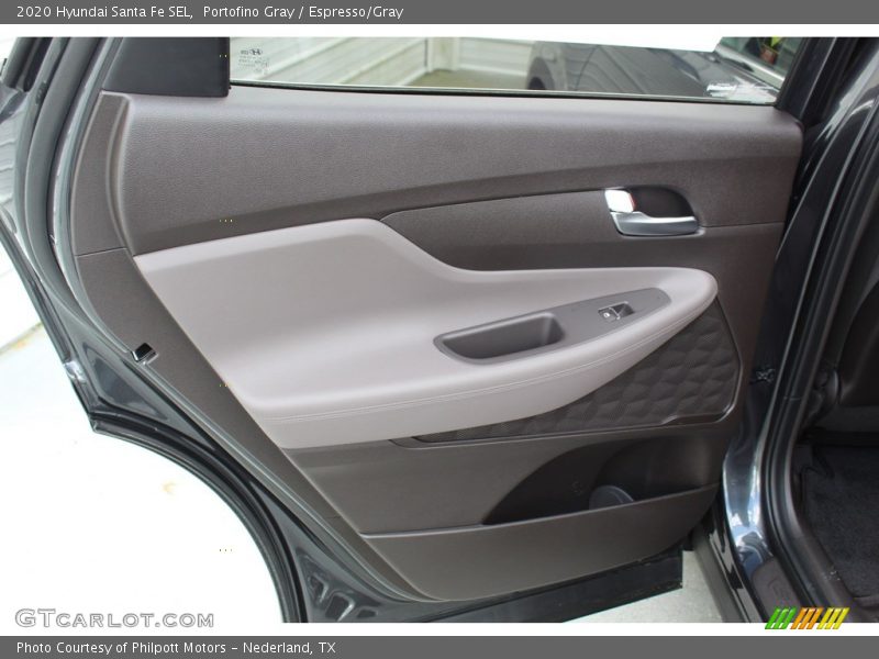 Portofino Gray / Espresso/Gray 2020 Hyundai Santa Fe SEL