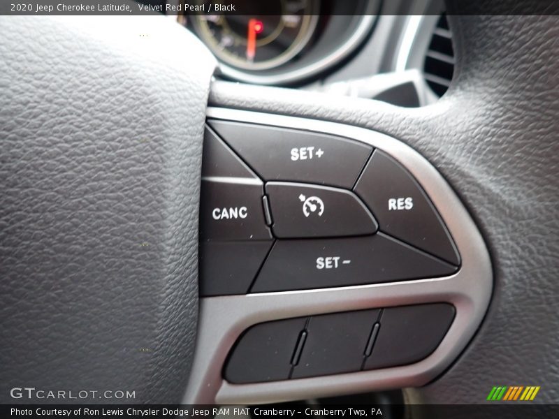 Velvet Red Pearl / Black 2020 Jeep Cherokee Latitude