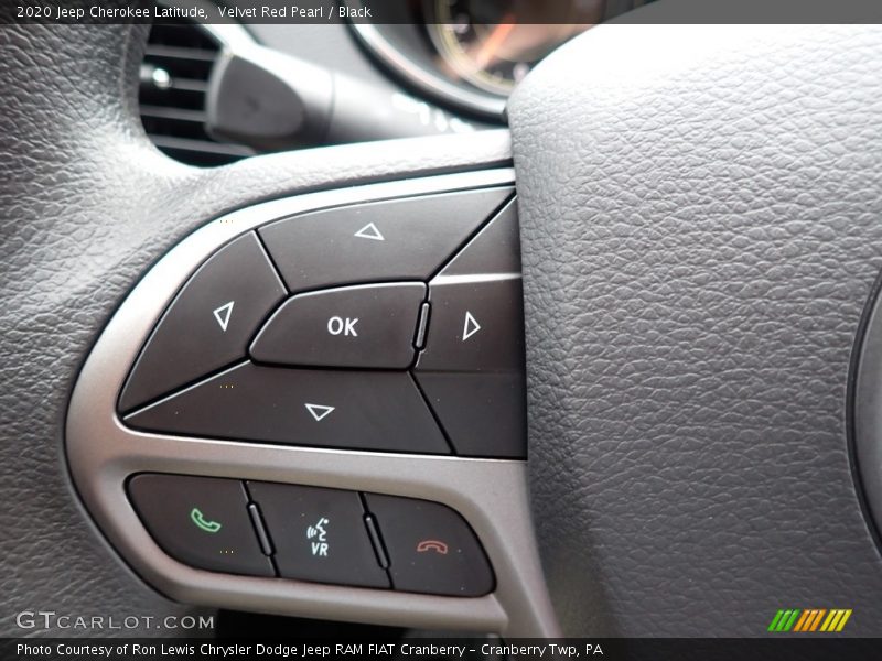 Velvet Red Pearl / Black 2020 Jeep Cherokee Latitude