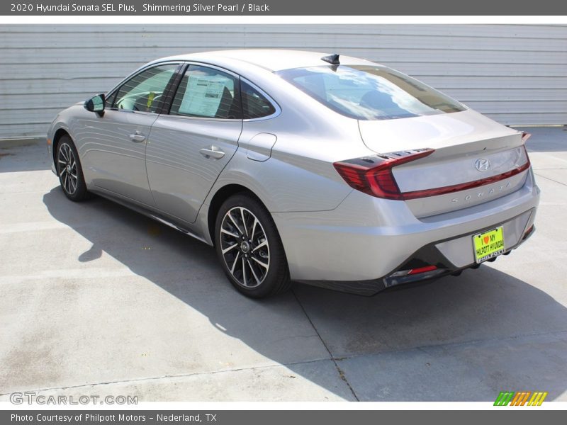 Shimmering Silver Pearl / Black 2020 Hyundai Sonata SEL Plus