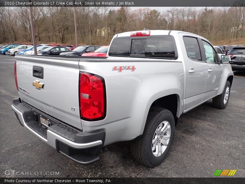 Silver Ice Metallic / Jet Black 2020 Chevrolet Colorado LT Crew Cab 4x4