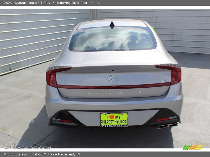 Shimmering Silver Pearl / Black 2020 Hyundai Sonata SEL Plus