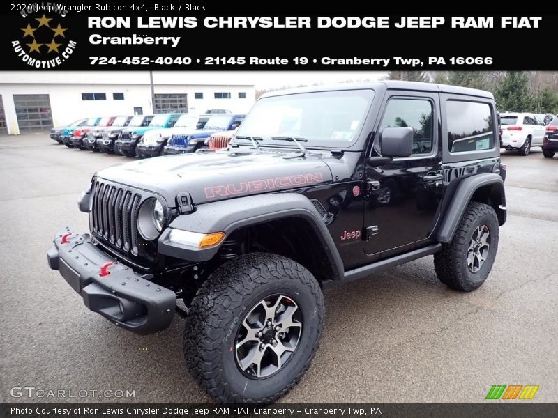 Black / Black 2020 Jeep Wrangler Rubicon 4x4