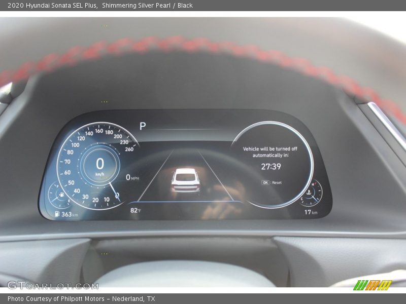 Shimmering Silver Pearl / Black 2020 Hyundai Sonata SEL Plus
