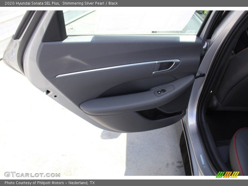 Shimmering Silver Pearl / Black 2020 Hyundai Sonata SEL Plus