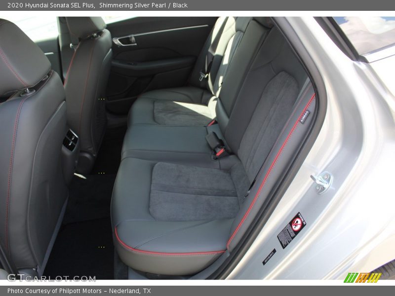 Shimmering Silver Pearl / Black 2020 Hyundai Sonata SEL Plus