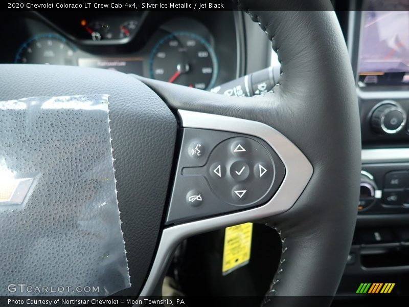 Silver Ice Metallic / Jet Black 2020 Chevrolet Colorado LT Crew Cab 4x4