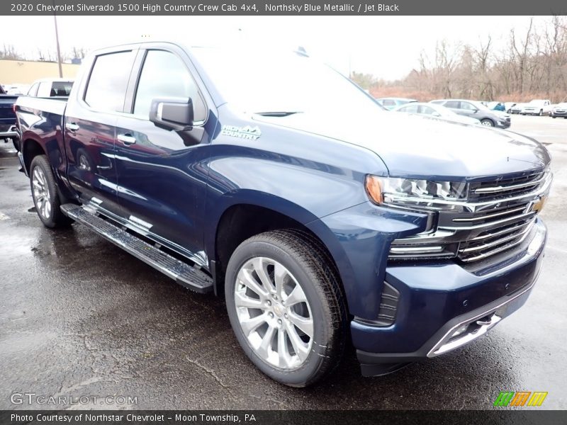 Northsky Blue Metallic / Jet Black 2020 Chevrolet Silverado 1500 High Country Crew Cab 4x4